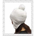 6 linha de costura Earflap Knitted Beanie Hat com Fleece Inside (1-3556)